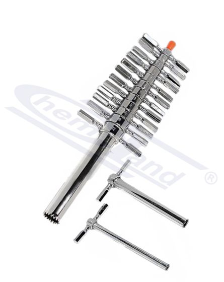 Urbjvāks, komplekts=6gab. niķelēts misiņš, ārējais cauruma diametrs 5-11mm