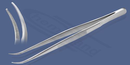 Pārsienamās knaibles asas, izliektas no tērauda 18-8 garums 105 mm