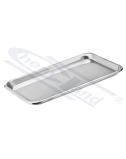 laboratorijas paplāte no nerūsējošā tērauda 440x295x19