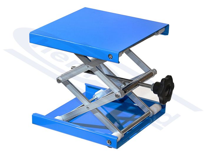 nerūsējošā tērauda domkrats ar plastmasas pārklājumu 150x150 h275