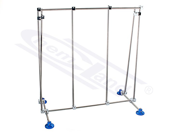 atbalsta statīva komplekts TYPE 2 70x70x40 nerūsējošais tērauds