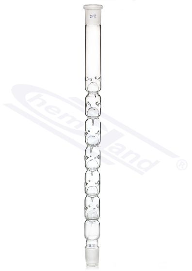Kolonna Vigreux modelis 1100 garums 500mm 2 x 29/32 CHEMLAND