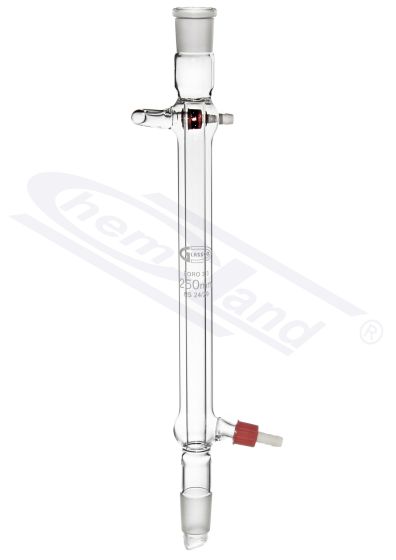 kondensators Liebig - ar plastmasas vītņsavienotāju PP 250 NS2x29/32