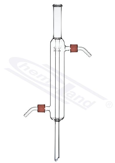 kondensators pēc Liebig bez ligzdas ar PP savienotāju 1000mm