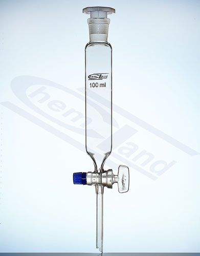 piltuve ar cilindrisku uzmavu 19/26 aizbāzni stikla 0250mlChemland