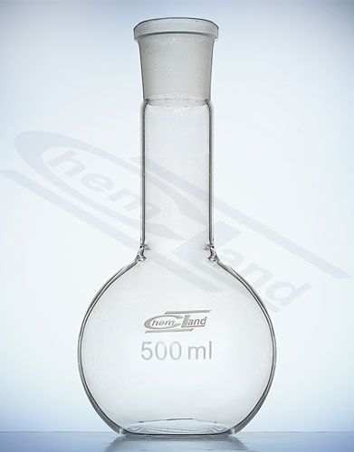 kolba ar plakanu dibenu un garu kakliņu 02000ml NS 29/32