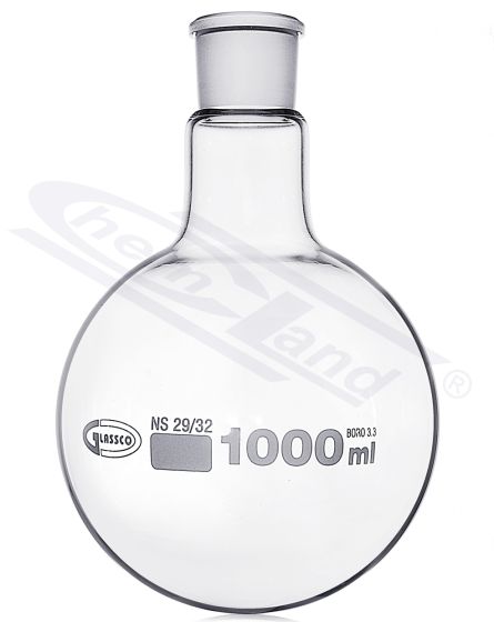 kolba ar apaļu dibenu ISO 00050ml NS 24/29 GLASSCO