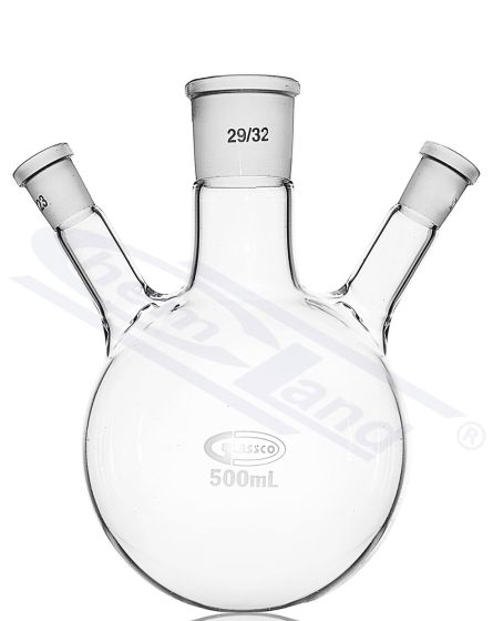 Lodveida kolba 3 kakliņu slīps 0100ml 29/14/14 GLASSCO