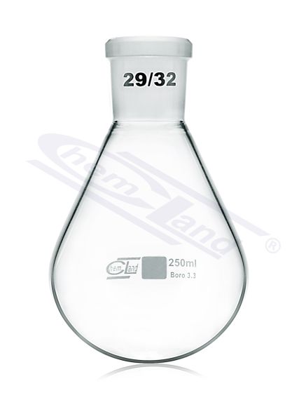 iztvaicēšanas kolba bumbiera formas 00050ml NS 14/23 CH