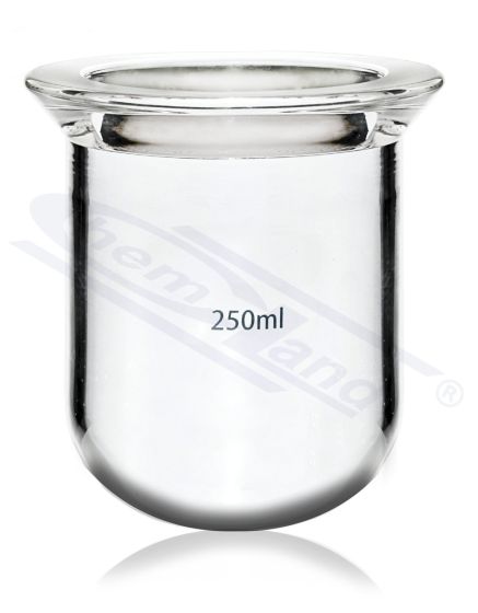 reakcijas kolba cilindriska 0250ml, atloks 100mm