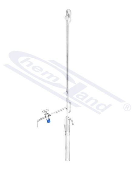 automātiskā birete saskaņā ar Pellet CZECH 1x.stopkrāns PTFE Schellbach sloksne 25 klase AS 0,1