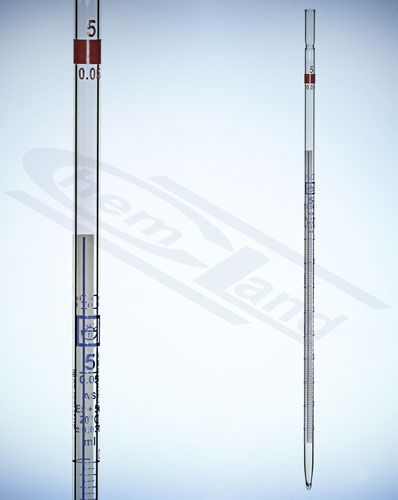 graduēta pipete CZECH 1 klases AS Schellbach sloksne