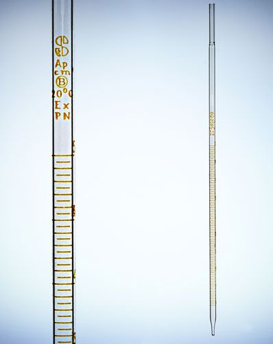 mērīšanas pipete brūna graduācija cl.B25,0ml 0 CHEMLAND