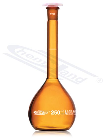 konusveida kolba CHEMLAND NEW LINE ar CERT. dzintara kl.A 1000ml ligzda 24/29