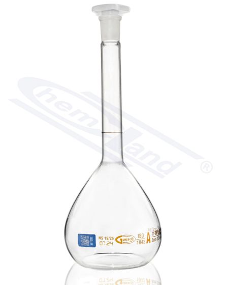INDIVIDUĀLI sertificēta A klases bronzas kolba 0010ml WS 10/19 GLASSCO