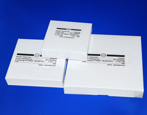 kvantitatīvie papīra apļi - ļoti lēni 150 FILTRAK 3.104.150