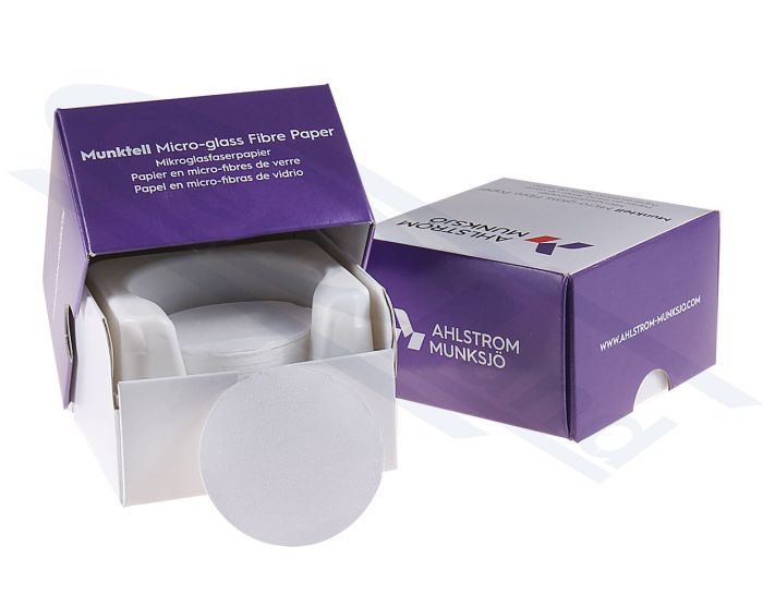 stikla mikrošķiedras filtri MGC 125mm, pkg=100gab.