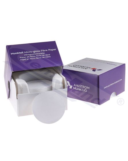 stikla mikrošķiedras filtri MGC 90mm, pkg=100gab.